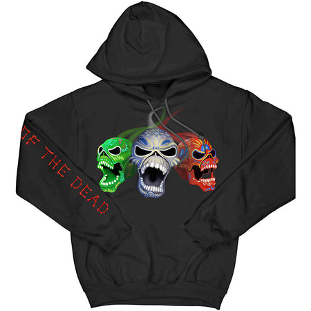 Iron Maiden-Legacy Of The Beast Live LP - Pullover Black Hooded Sweatshirt