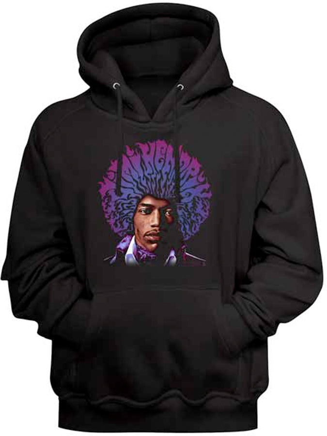 Jimi Hendrix - Name Fro - Black Hooded Sweatshirt