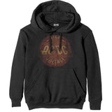 AC/DC - High Voltage Vintage - Black Hooded Sweatshirt