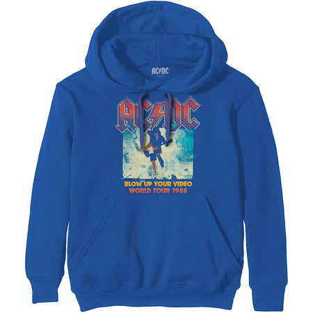 AC/DC - Blow Up Your Video - Blue Hooded Sweatshirt