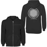 Bring Me The Horizon - Flower Of Life - Zip Black Hooded Sweatshirt