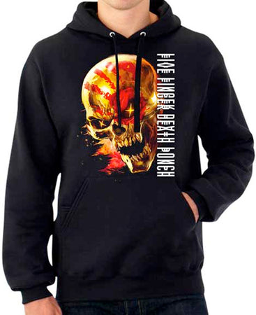 Five Finger Death Punch - Justice For None- Black Hooded Sweatshirt