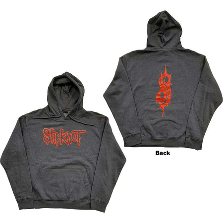 Slipknot - Logo - Pullover Grey Hooded Sweatshirt