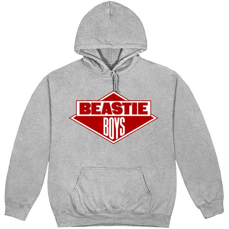 Beastie Boys - Diamond Logo - Pullover Grey Hooded Sweatshirt