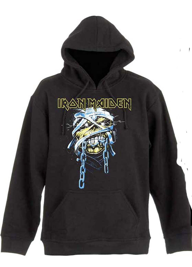 Iron Maiden - Powerslave - Pullover Black Hooded Sweatshirt