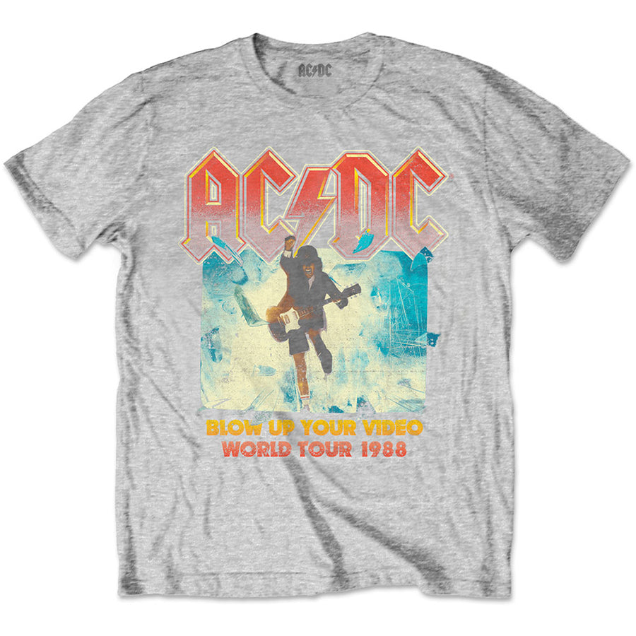 AC/DC-Blow Up Your Video-KIDS SIZE Grey T-shirt