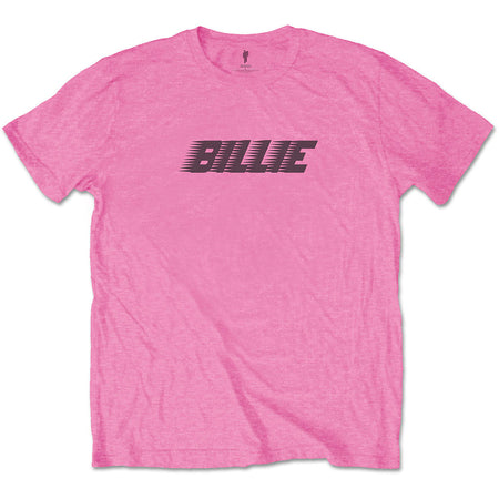 Billie Eilish - Racer Logo & BLOHSH-KIDS SIZE Pink T-shirt