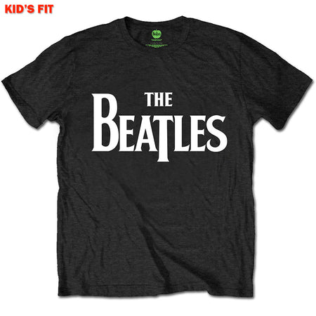 The Beatles-Drop T Logo-KIDS SIZE Black T-shirt