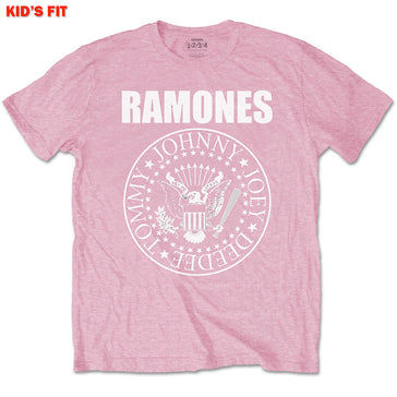 Ramones - Presidential Seal-KIDS SIZE Pink T-shirt