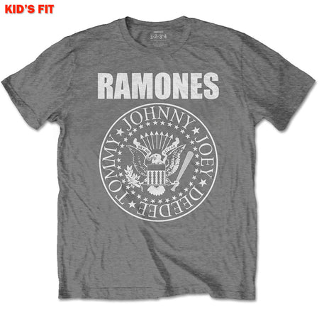 Ramones - Presidential Seal-KIDS SIZE Charcoal T-shirt