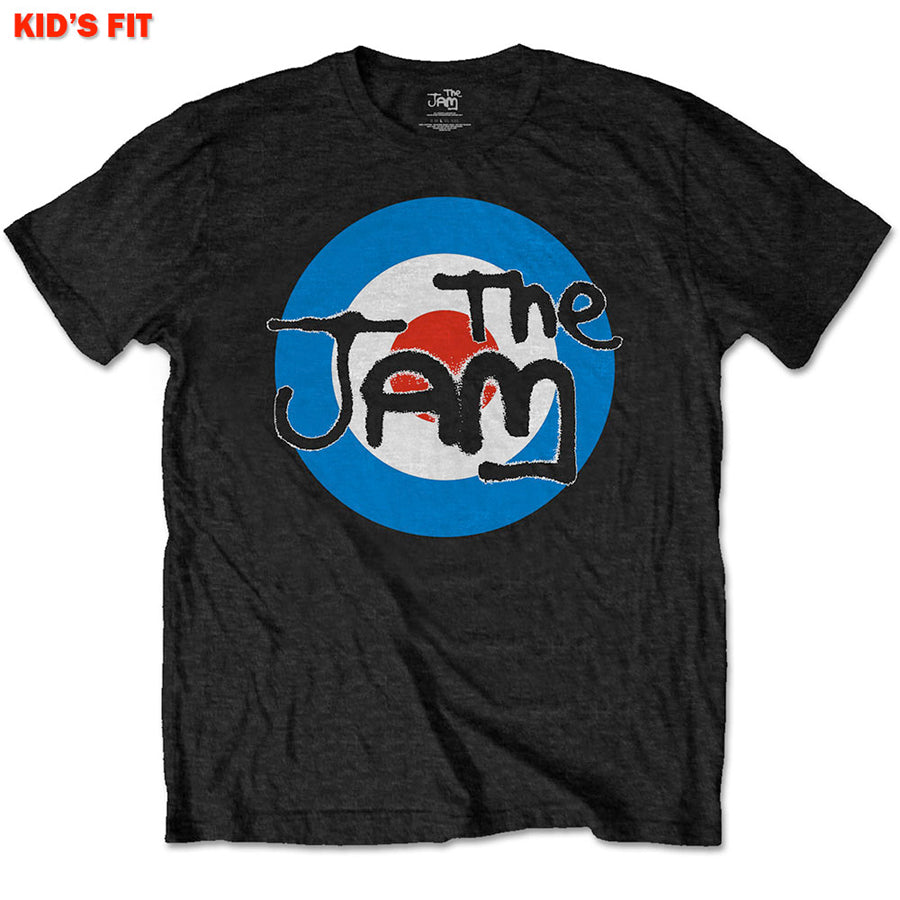 The Jam - Spray Target-KIDS SIZE Black T-shirt