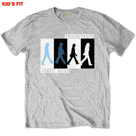 The Beatles - Abbey Road Colours Crossing-KIDS SIZE Grey T-shirt