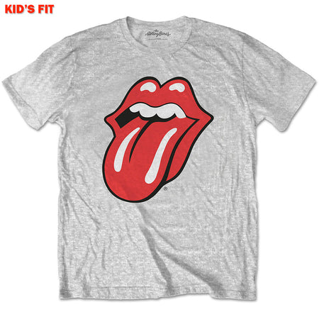 The Rolling Stones - Classic Tongue-KIDS SIZE Grey T-shirt
