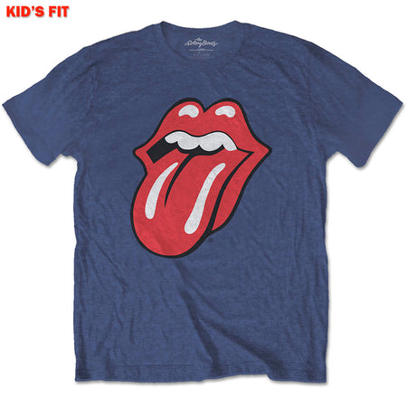 The Rolling Stones - Classic Tongue-KIDS SIZE Navy Blue T-shirt