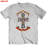 Guns N Roses - Appetite For Destruction-KIDS SIZE Grey T-shirt