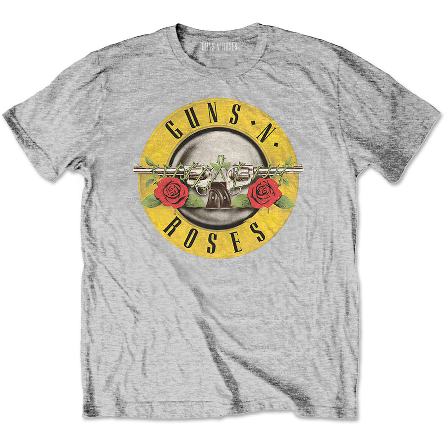 Guns N Roses - Classic Logo-KIDS SIZE Grey T-shirt