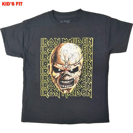 Iron Maiden - Big Trooper Head-KIDS SIZE Black T-shirt
