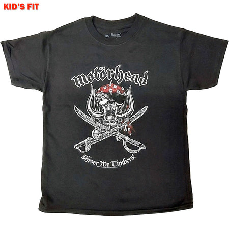 Motorhead - Shiver Me Timbers-KIDS SIZE Black T-shirt