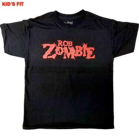 Rob Zombie-Logo-KIDS SIZE Black T-shirt