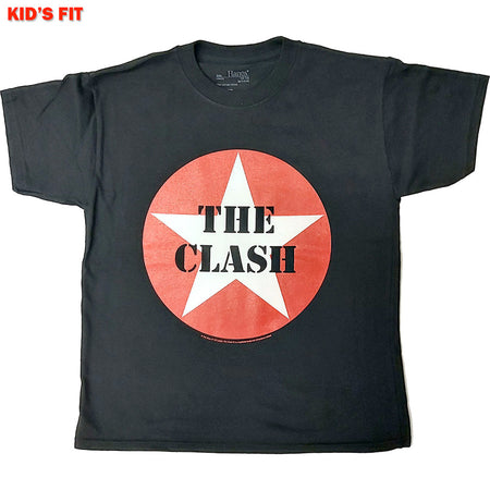 The Clash-Classic Star-KIDS SIZE Black T-shirt