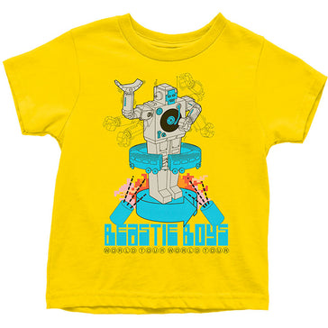 Beastie Boys - Robot-KIDS SIZE Yellow T-shirt