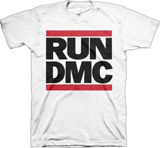 RUN DMC Classic Logo White t-shirt