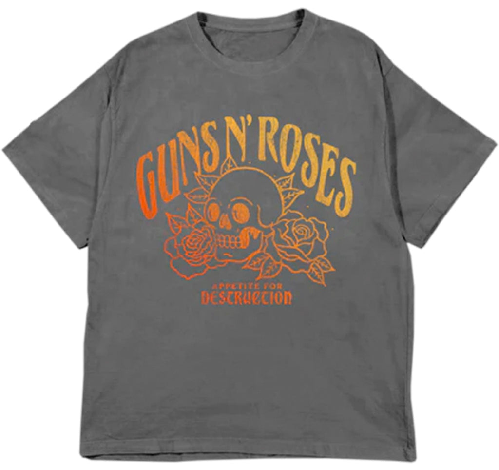 Guns N Roses - Appetite For Destruction Grey t-shirt