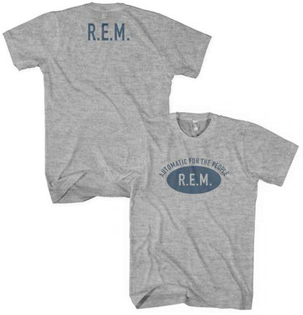 REM - Automatic - Heather Grey Organic Cotton t-shirt