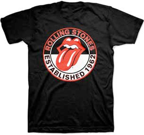 The Rolling Stones - Established 1962 - Black t-shirt