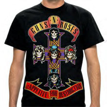 Guns N Roses - Jumbo print Appetite for Destruction - Black t-shirt